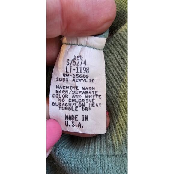 VTG Designers Original Embroidered Mink Shoulders Sweater Women Med UNIQUE‎ OOAK - Picture 7 of 7